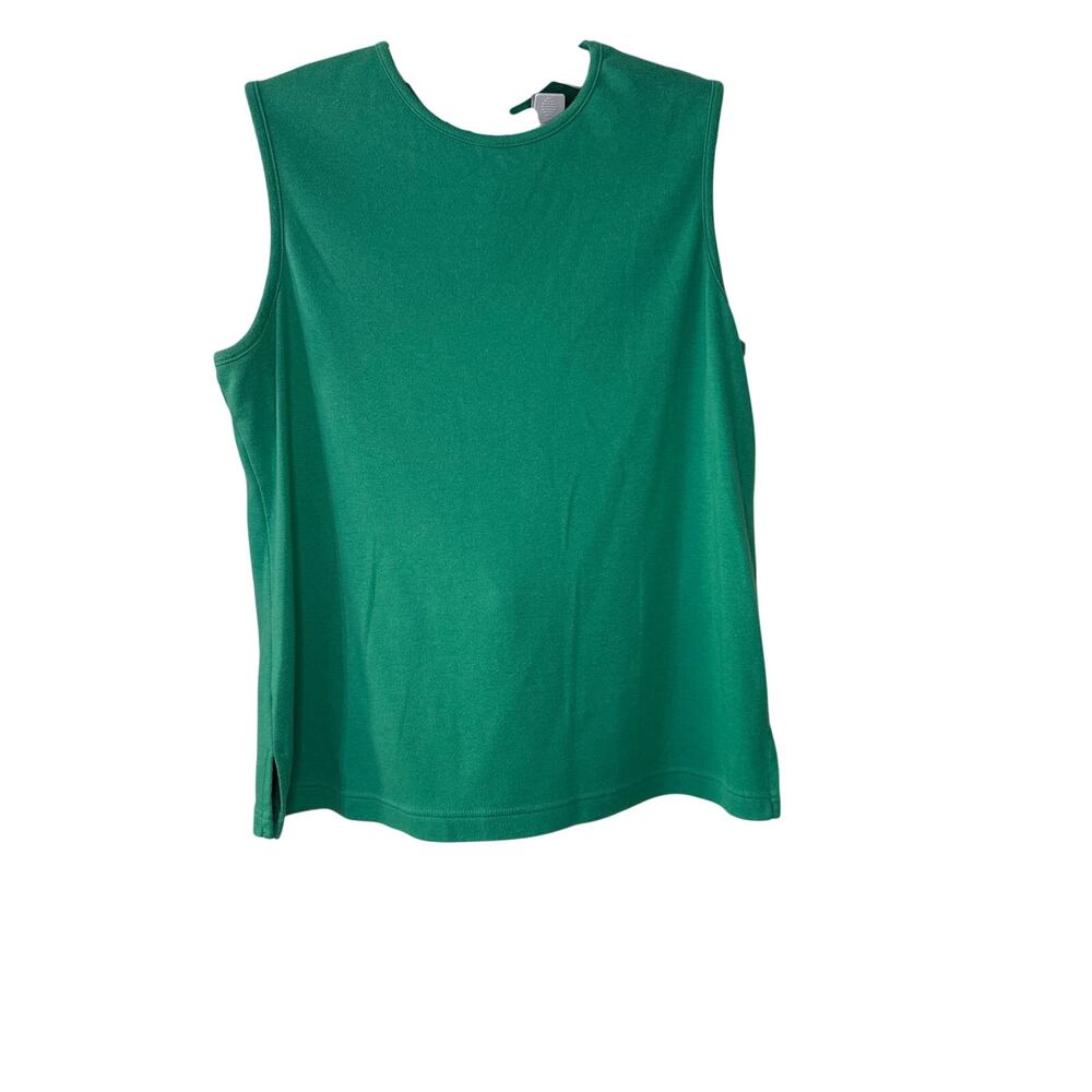 Bon Worth Green Tank Women's Large Petite